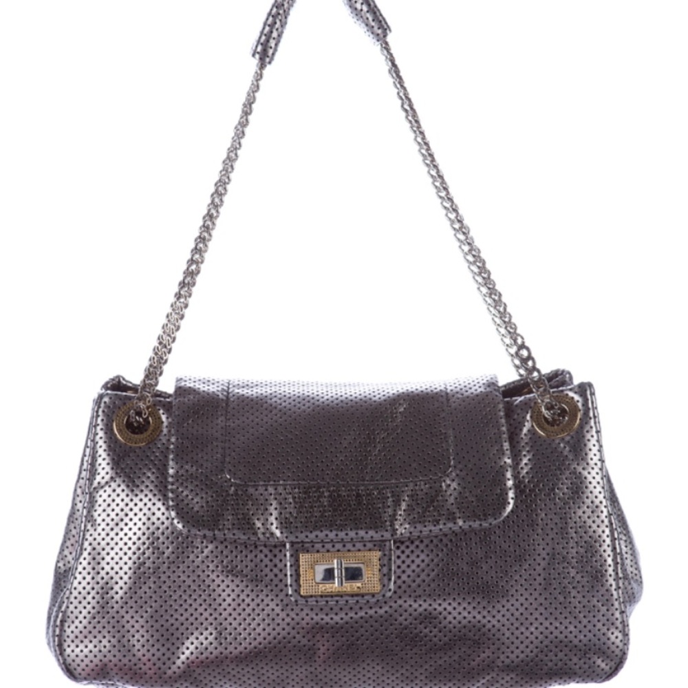 SALE!! Chanel Metallic Flap Bag